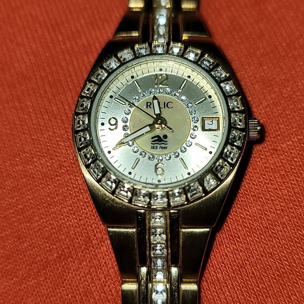 Relic By Fossil Womens Queen's Court Quartz Stain… - image 7